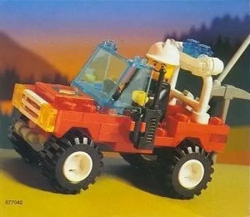 レゴ 1702-1 Fire Fighter 4 x 4 クラシックタウン