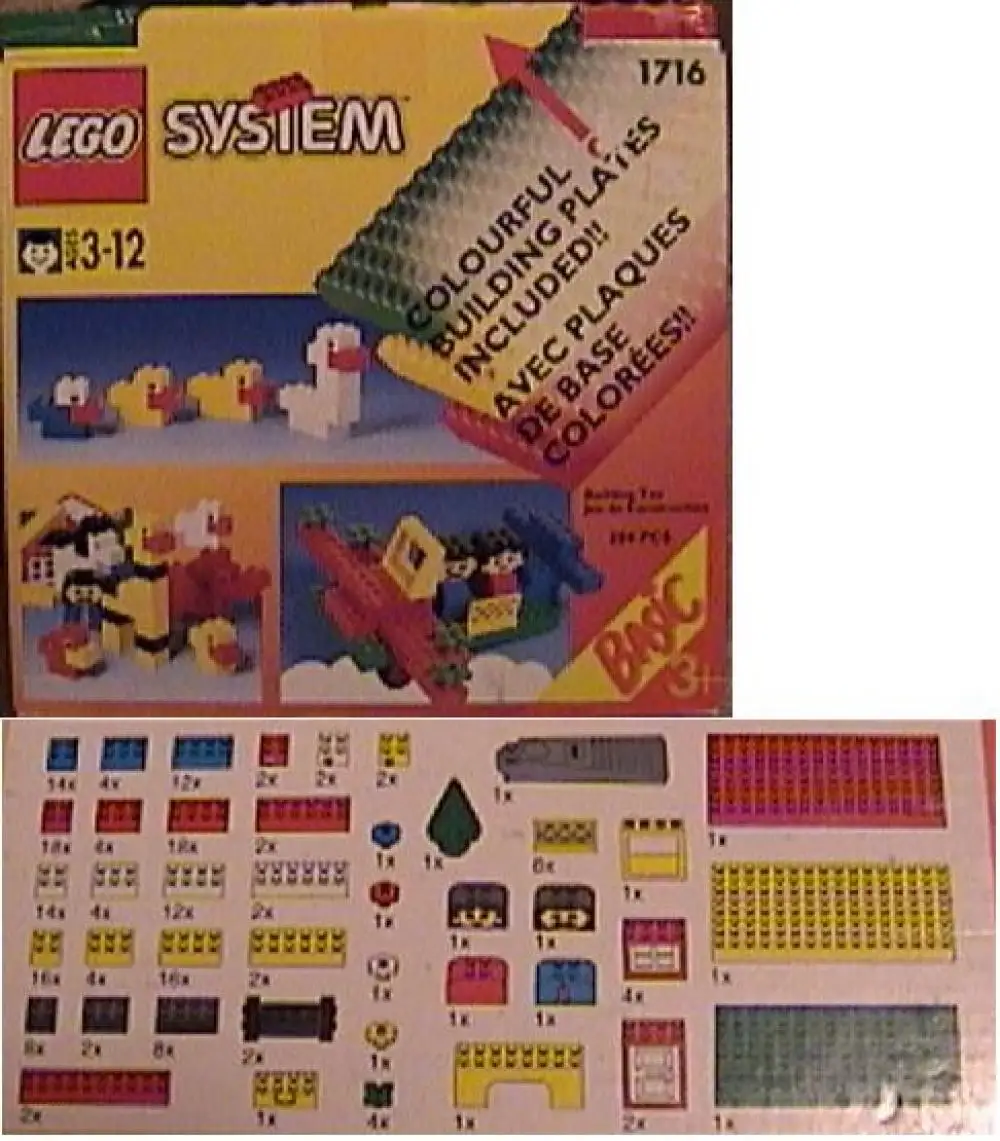 レゴ 1716-1 Starter Set with Building Plates ベーシック