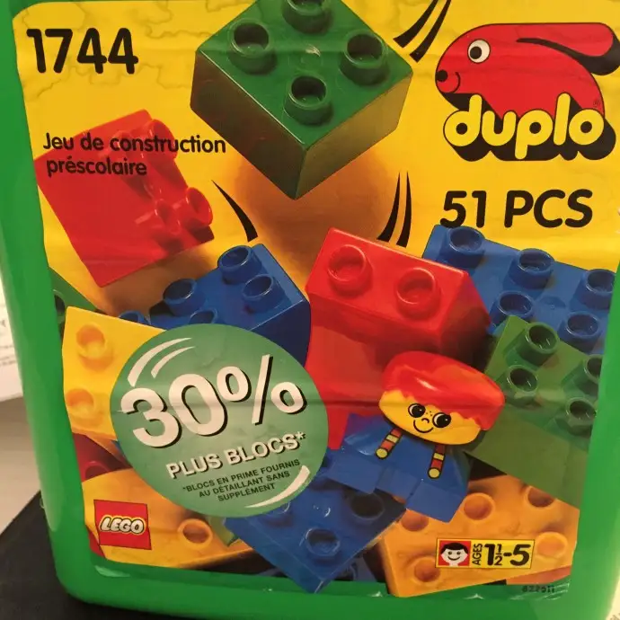レゴ 1744-1 Medium Bucket 基本セット