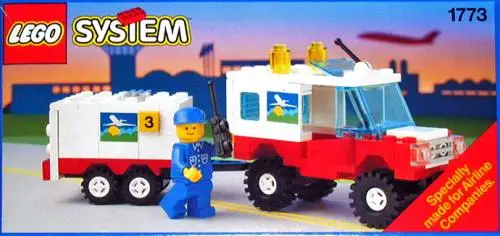 レゴ 1773-1 Airline Maintenance Vehicle with Trailer エアライン