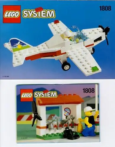 レゴ 1808-1 Light Aircraft and Ground Support クラシックタウン