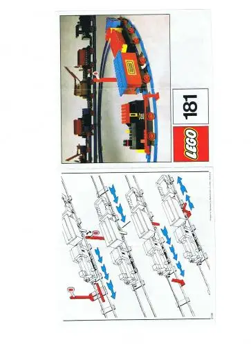 181 Complete Train Set with Motor, Signals and Switch 181 Complete Train Set with Motor, Signals and Switch - 4.5V (1972年)