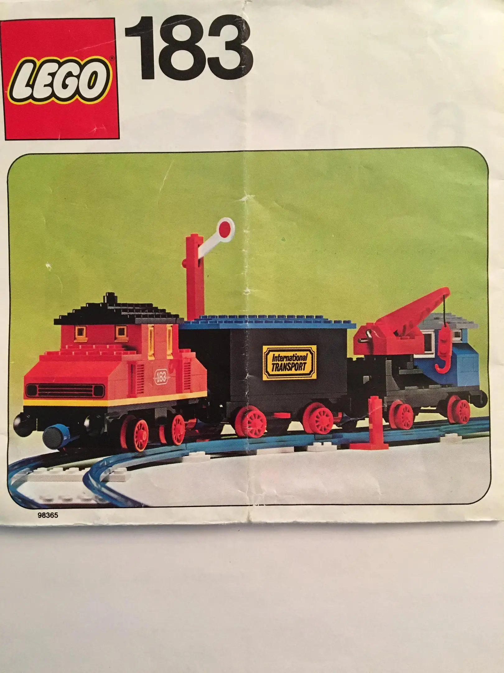 レゴ 183-1 Complete Train Set with Motor and Signal 4.5V