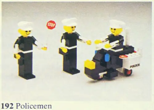 192 Policemen - Building Set with People (1977年}