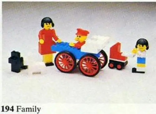 レゴ 194-1 Family Building Set with People