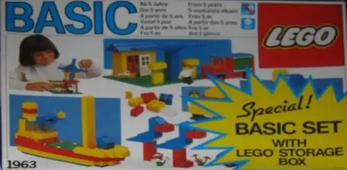 レゴ 1963-1 Basic Set with Storage Case ベーシック