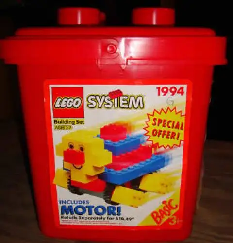 レゴ 1994-1 Turtle Bucket with Motor ベーシック