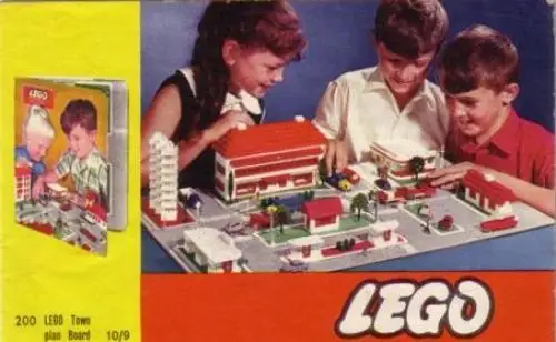 レゴ 200-5 LEGO Town Plan Board, UK / Australian Cardboard Version タウンプラン