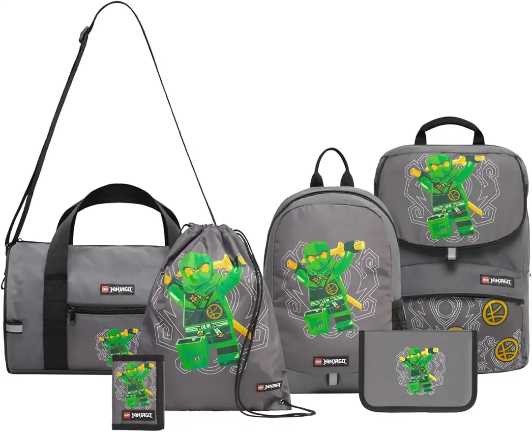 レゴ 203032408-1 Ninjago Green School Bag Set of 6 バッグ類