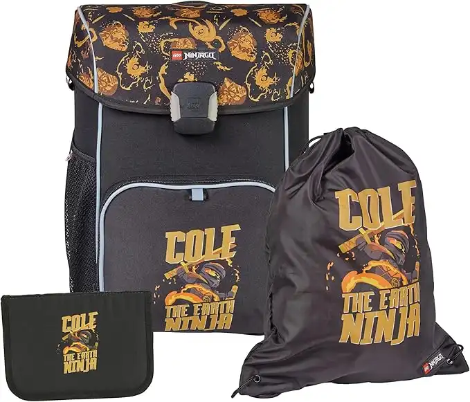レゴ 203062513-1 Ninjago Cole Backpack with Gym Bag and Pencil Case バッグ類