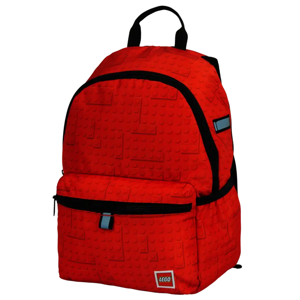 レゴ 203752611-1 Brick Dots Red Colorblock Backpack バッグ類