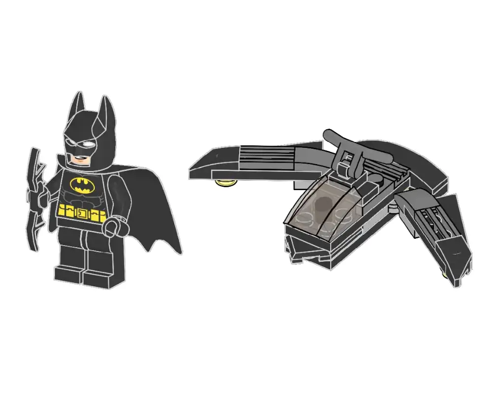 レゴ 212326-1 Batman and Batjet バットマン