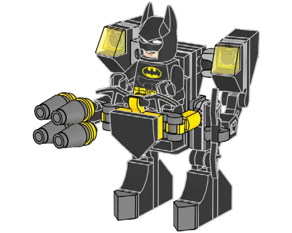 212401 Batman and Mega Mech - バットマン (2024年}