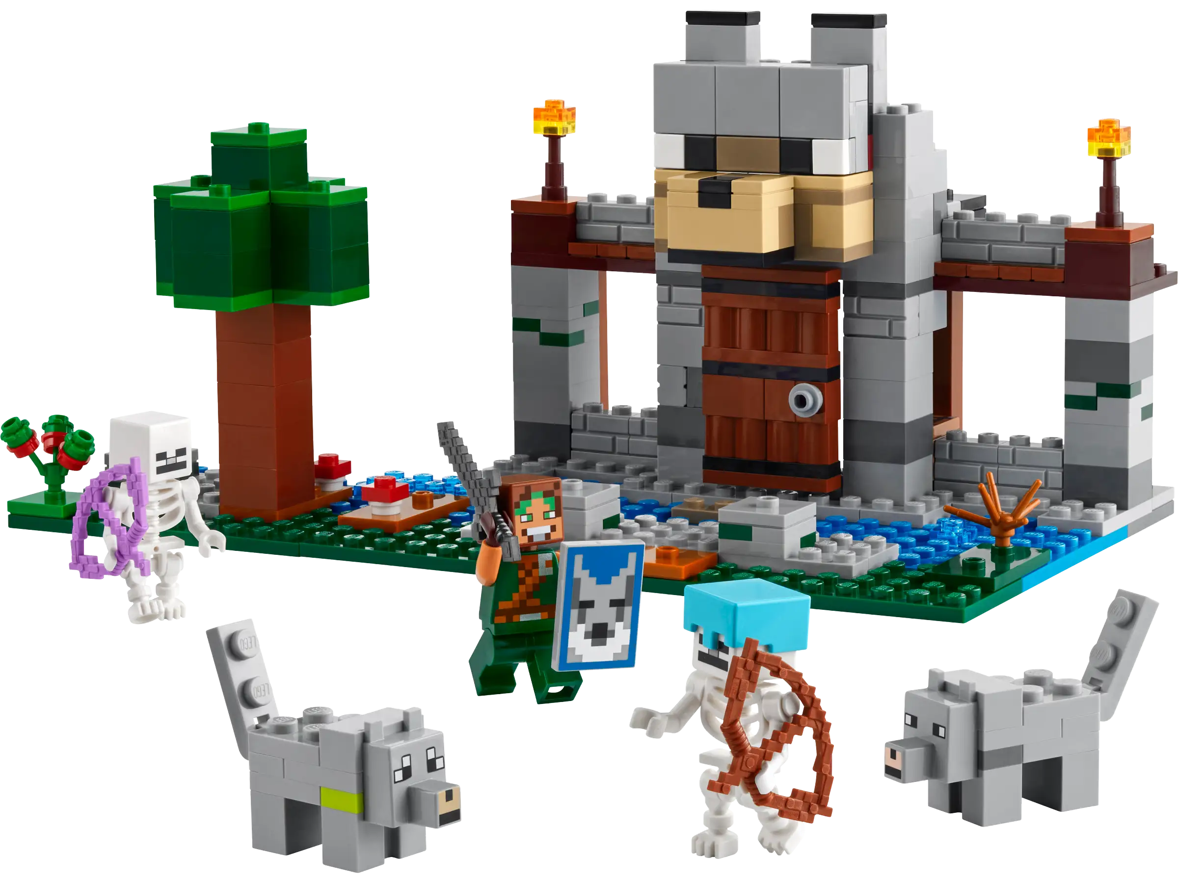 21261 オオカミの要塞 - マインクラフト (2024年)