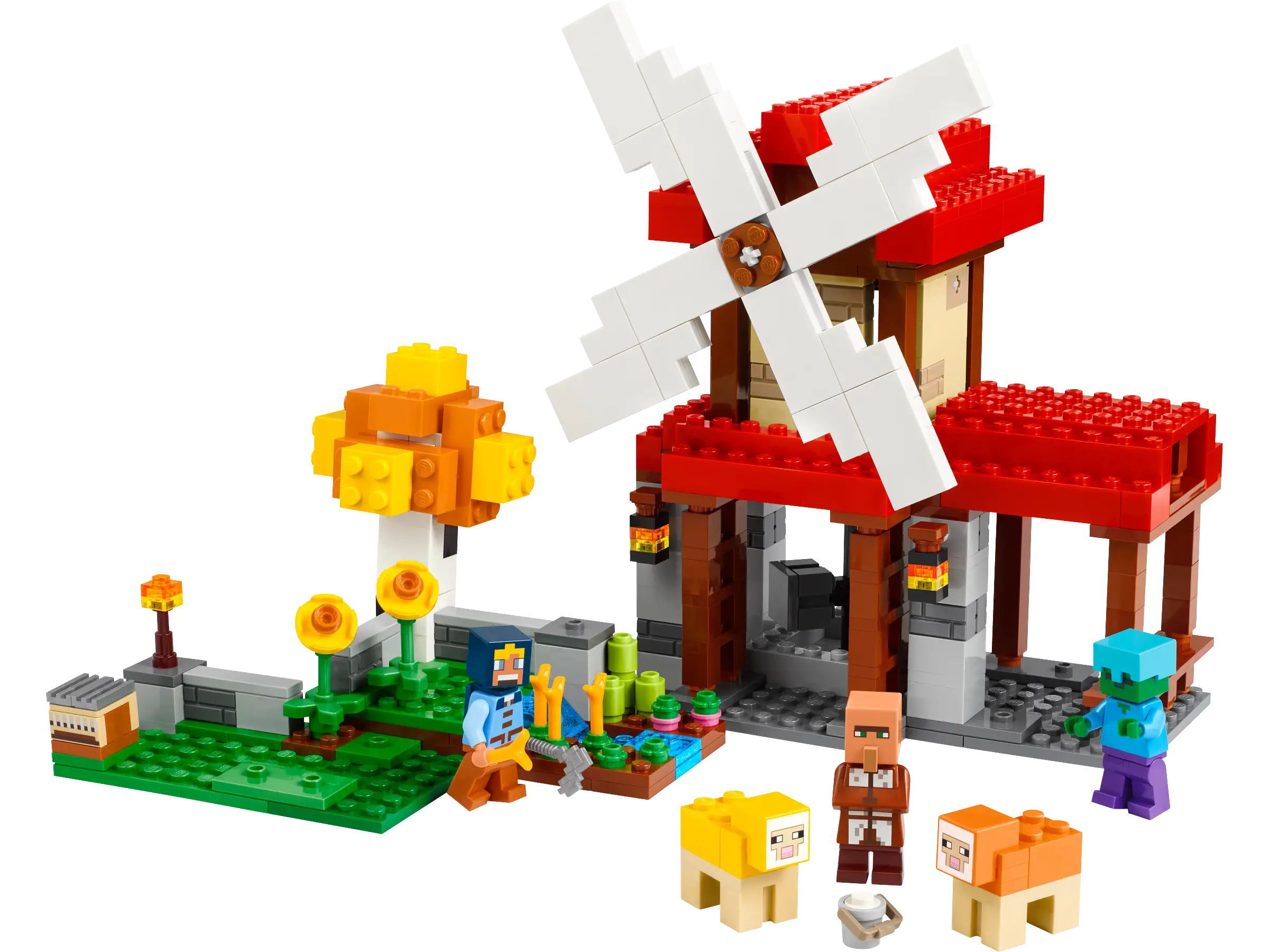 21262 風車のある農場 - マインクラフト (2024年}