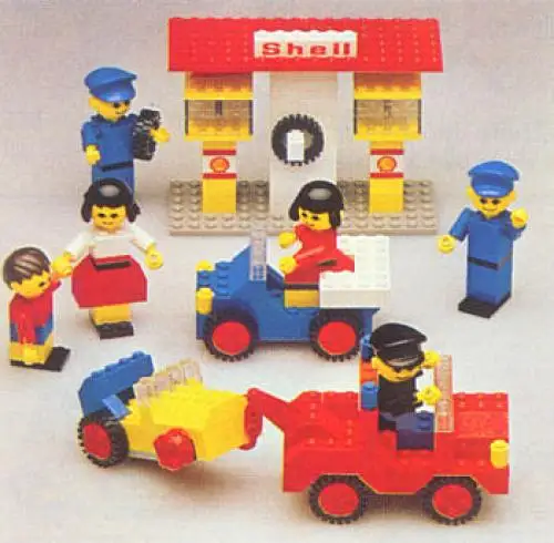 レゴ 217-1 Service Station Building Set with People