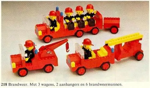 レゴ 218-1 Firemen Building Set with People