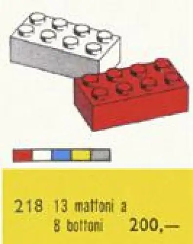 レゴ 218-2 2 x 4 Bricks 補足品