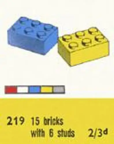 レゴ 219-1 2 x 3 Bricks 補足品