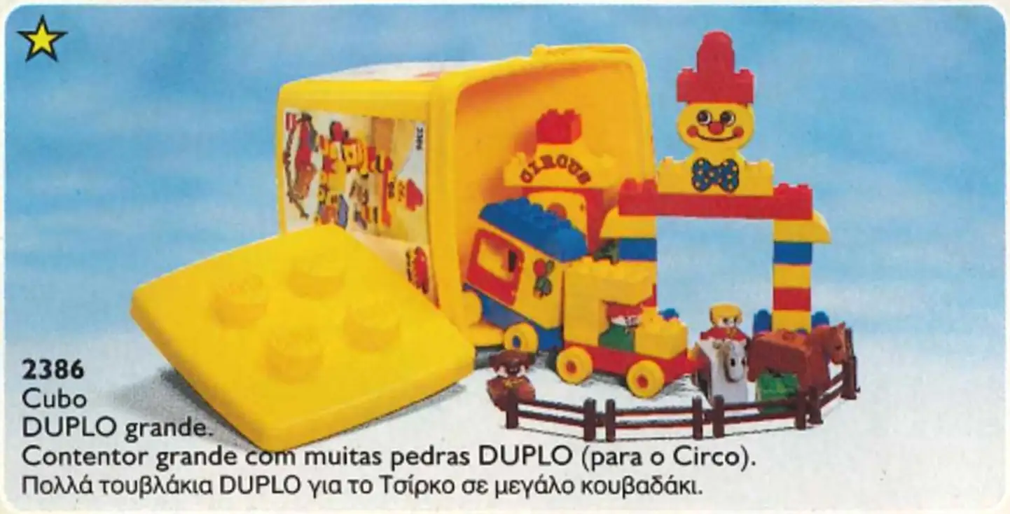 2386 Circus Bucket - 基本セット (1991年)