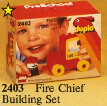レゴ 2403-1 Fire Chief Building Set 街