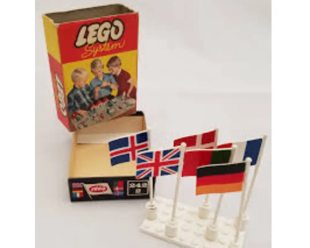 レゴ 242A-1 International Flags - Italy, Switzerland, Belgium, Germany, Netherlands 補足品