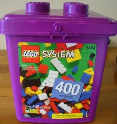 レゴ 2494-1 400-Piece Purple Bucket ベーシック