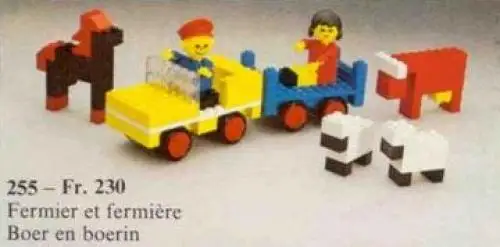レゴ 255-2 Farming Scene Building Set with People