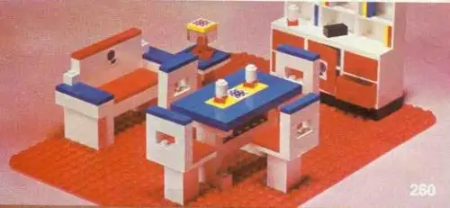 レゴ 260-3 Complete Living Room Set ホームメーカー