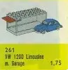 レゴ 261-3 1:87 VW Beetle with Garage HO 1:87 Vehicles