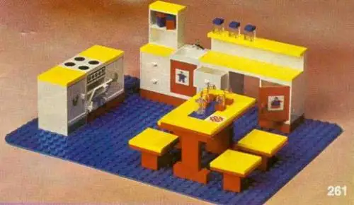 レゴ 261-4 Complete Kitchen Set ホームメーカー