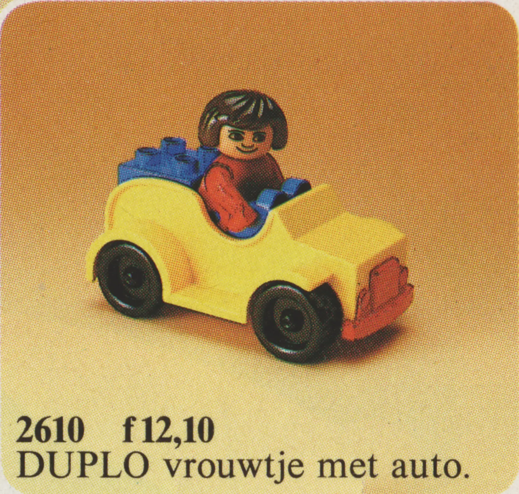 レゴ 2610-1 Yellow Car 街