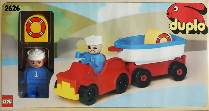 レゴ 2626-1 Car and Boat Vacation Trailer 街
