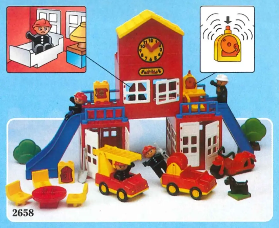 レゴ 2658-1 Fire Station 街