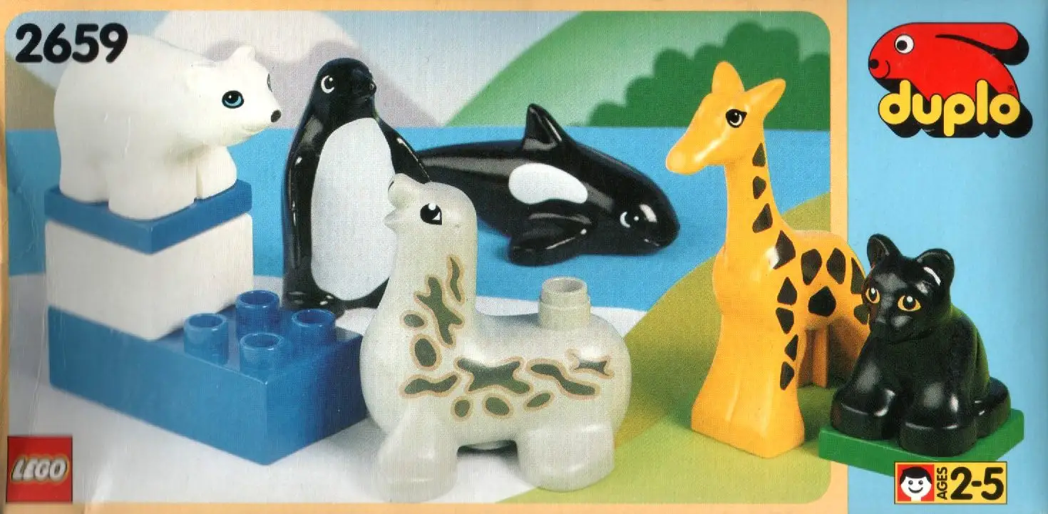 レゴ 2659-1 Baby Animals 街