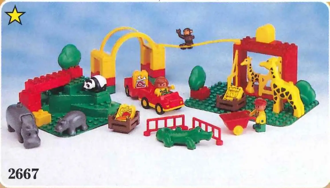 レゴ 2667-1 Animals Park 街