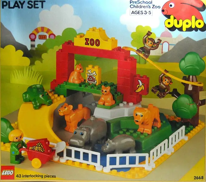 レゴ 2668-1 Children's Zoo (Zoo Animal Antics) 街