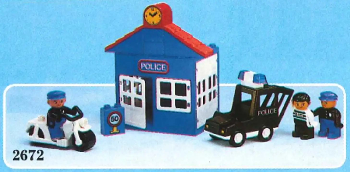 レゴ 2672-1 Police Station 街