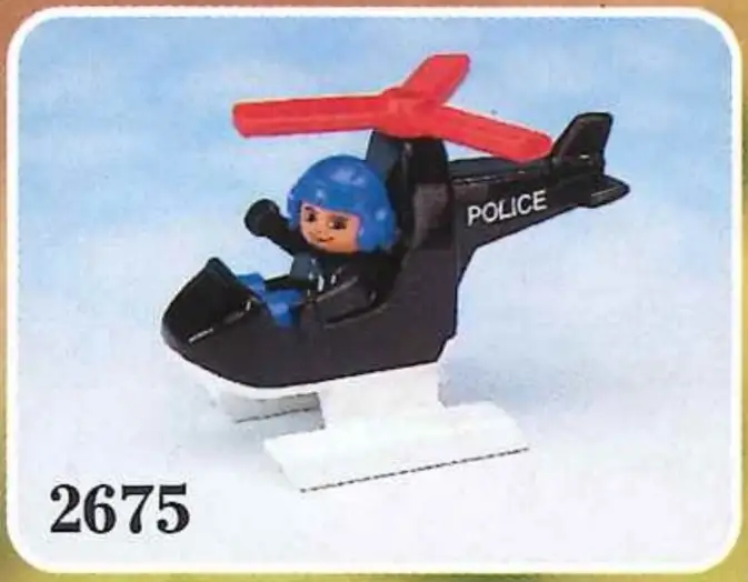 レゴ 2675-1 Police Helicopter 街
