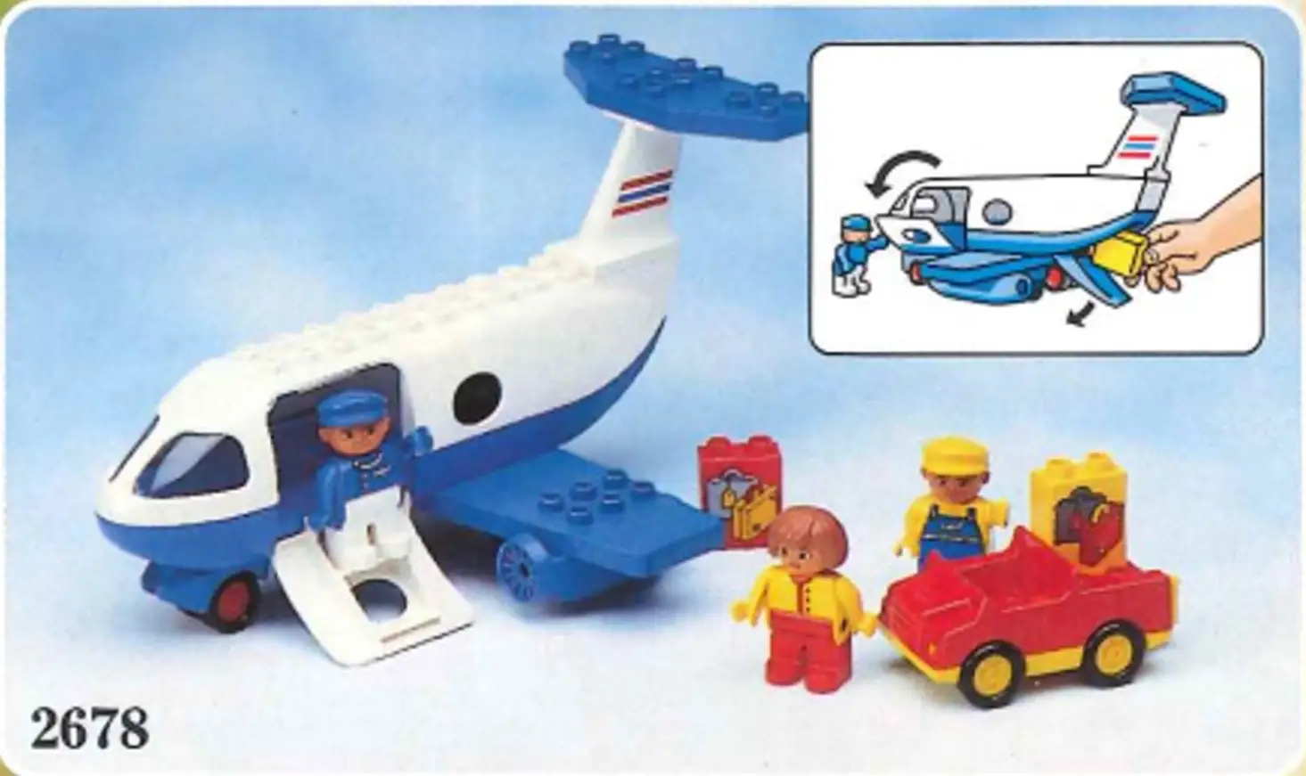 レゴ 2678-1 Jumbo Jet 街