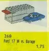 レゴ 268-2 1:87 Ford Taunus 17M with Garage HO 1:87 Vehicles