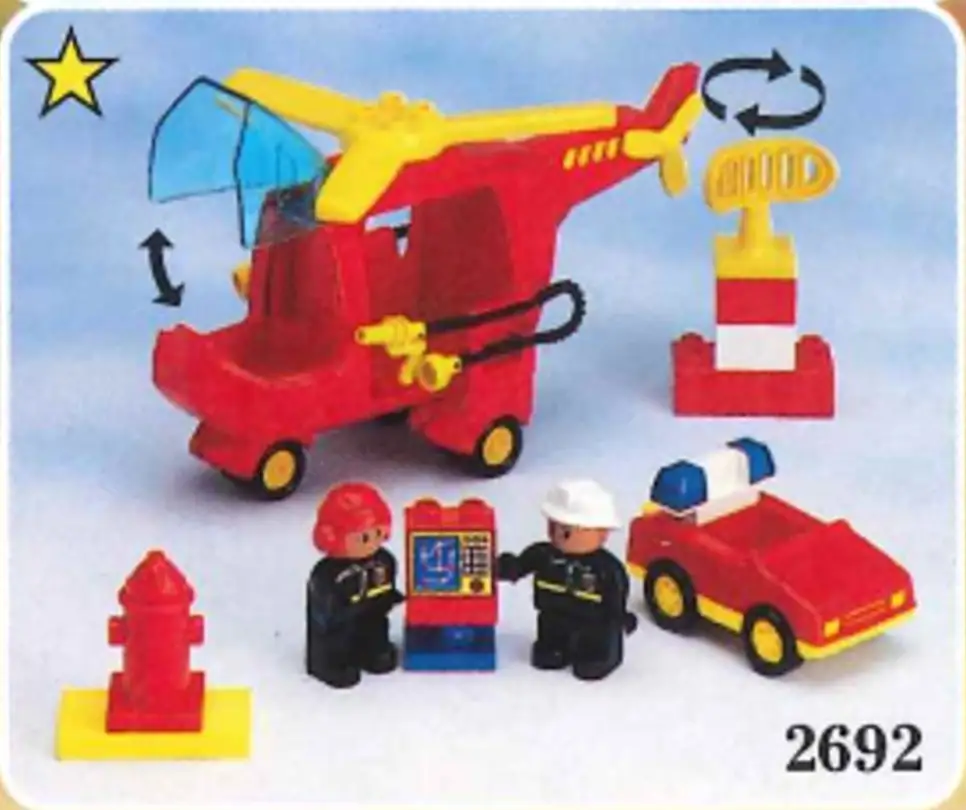 レゴ 2692-1 Fire Heliport 街
