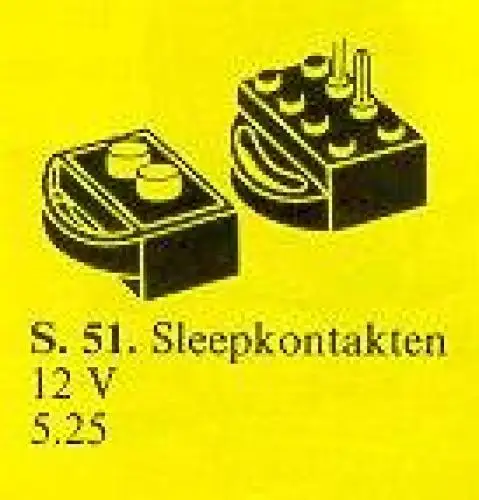 27 Train Contact Bricks - トレイン (1977年}