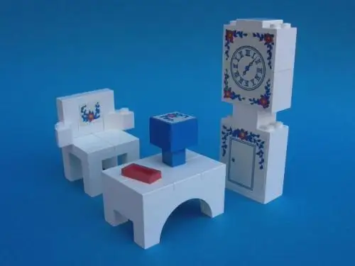 レゴ 270-2 Grandfather Clock, Chair and Table ホームメーカー