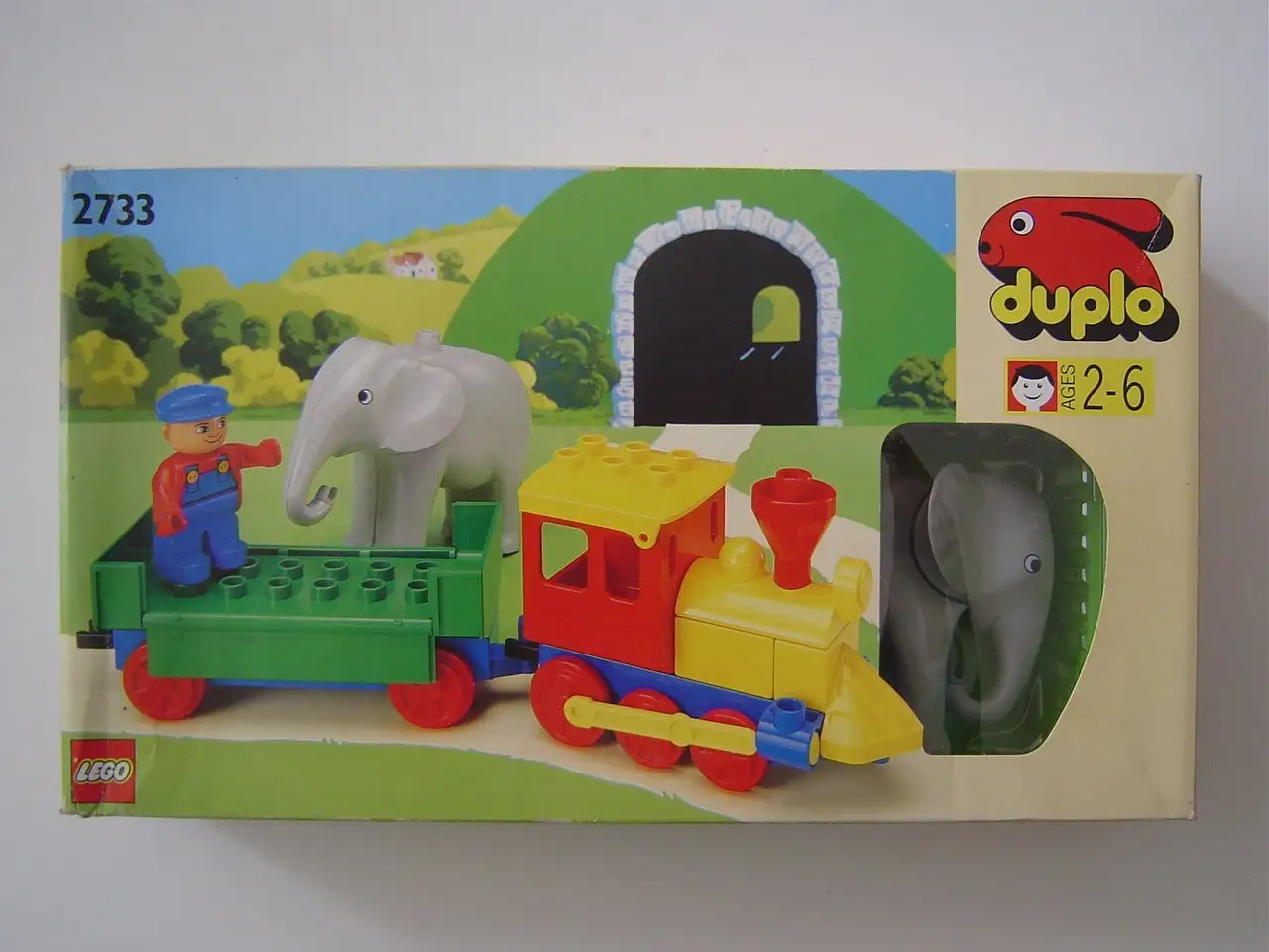 レゴ 2733-1 Push-Along Play Train (with Elephant) トレイン
