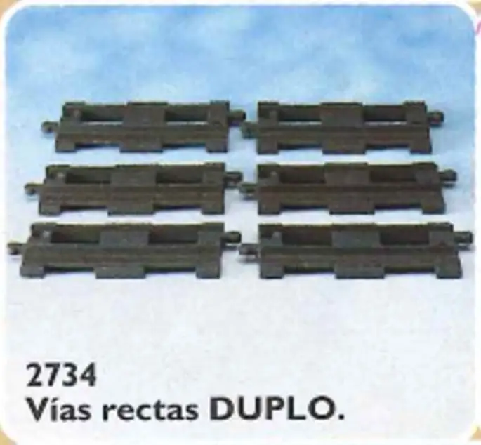 レゴ 2734-1 Straight Track (Straight Rails) トレイン