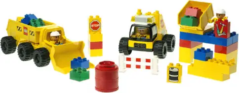 レゴ 2814-1 Big Wheels Road Worker Set 街