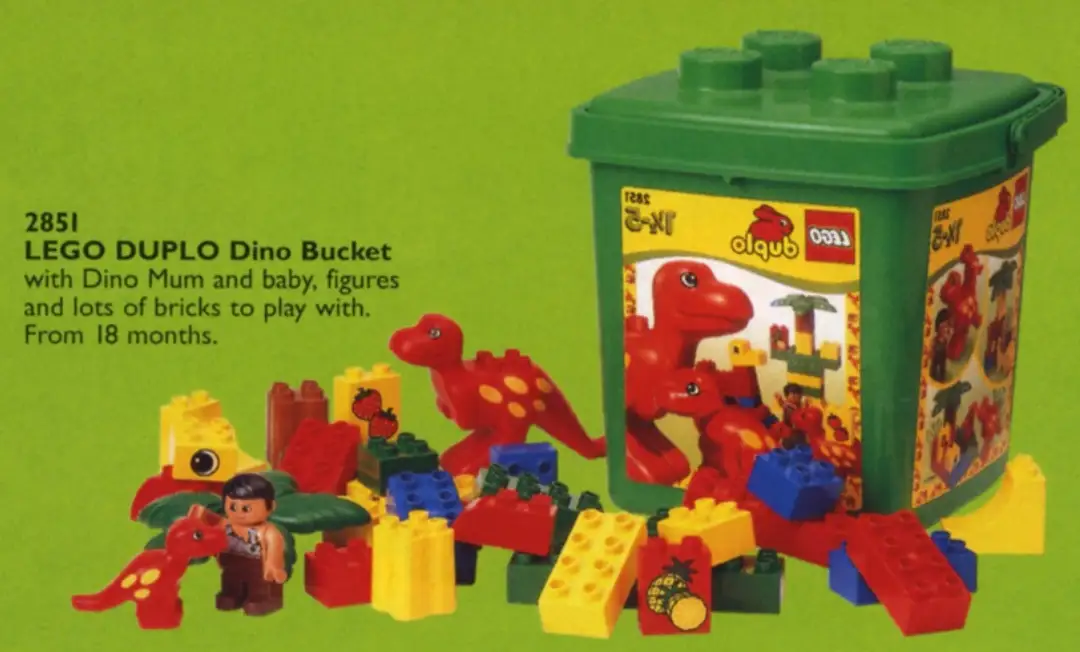 2851 Medium Dino Bucket - 恐竜 (1997年)