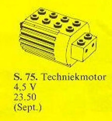 レゴ 29-1 4.5V Motor テクニック