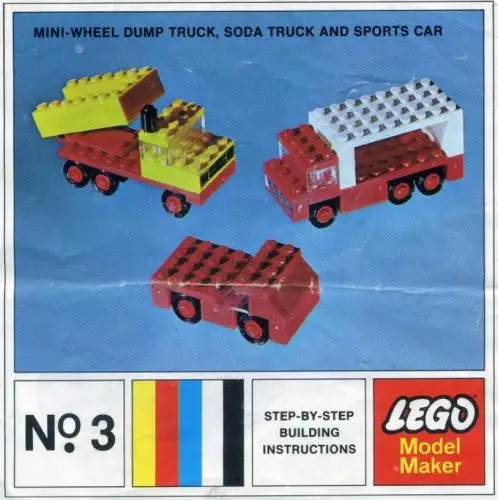 レゴ 3-8 Mini-Wheel Model Maker No. 3 乗り物